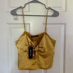 UO Motel Satin Tank Top